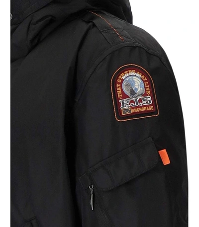 Shop Parajumpers Gobi Core Black Bomber Jacket