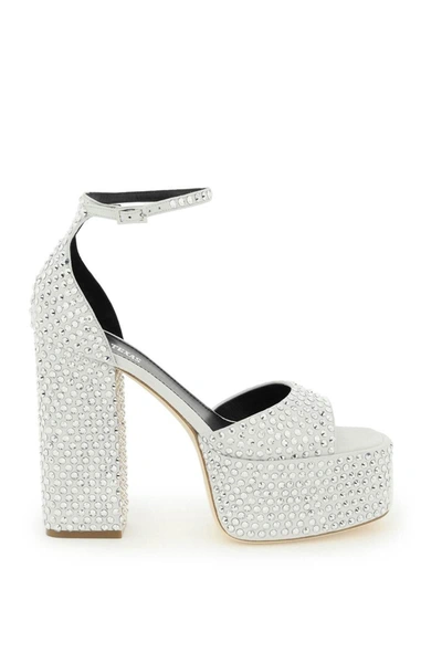 Shop Paris Texas 'holly Tatiana' Sandals In Silver