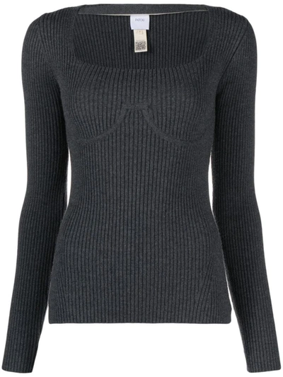 Shop Patou Top Clothing In Grey