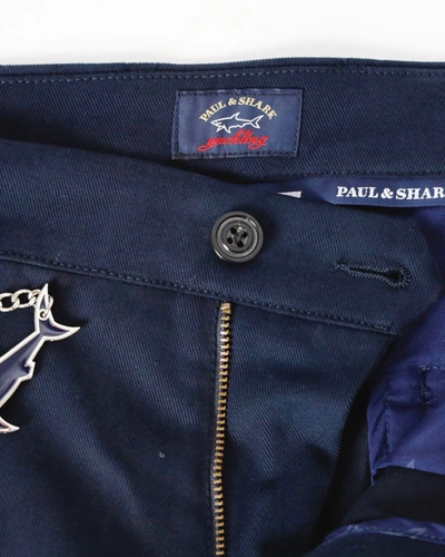 Shop Paul & Shark Pants In Blues And Greens