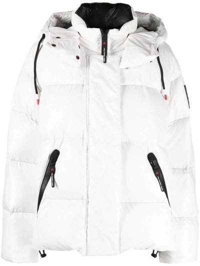 Shop Peuterey Kasha Down Jacket In White