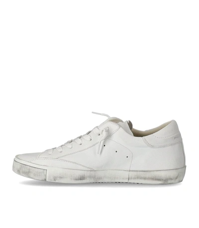 Shop Philippe Model Prsx Low Basic White Sneaker