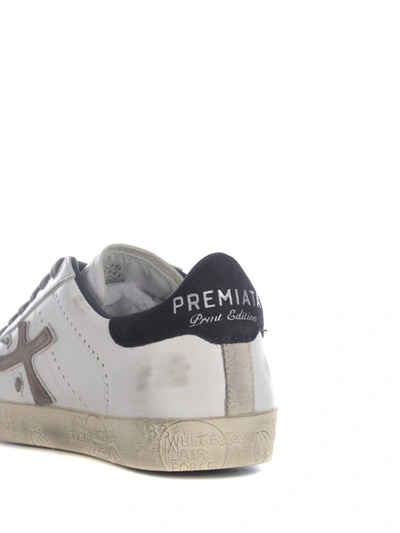 Shop Premiata Sneakers  "steven 5472" In White