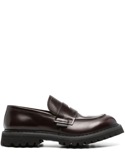 Shop Premiata Binder Loafers Shoes In Black