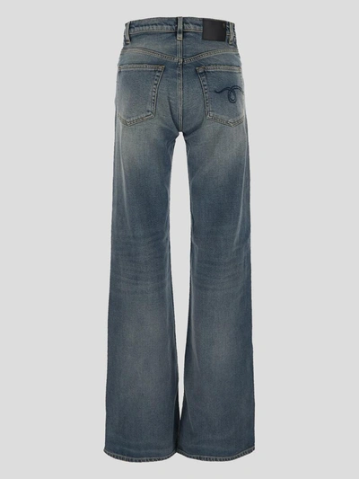 Shop R13 Jane Flared Jeans In Denim