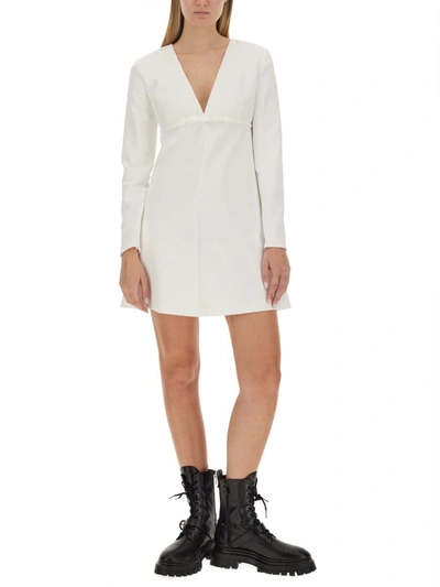 Shop Red Valentino Cady Dress In White