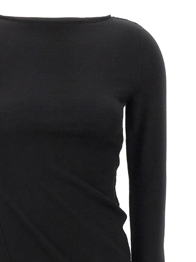 Shop Rick Owens 'easy Long Top' Sweater In Black
