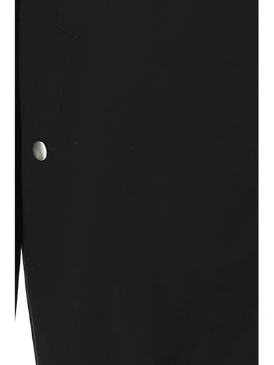 Shop Rick Owens Jackets In Black/black Plaid