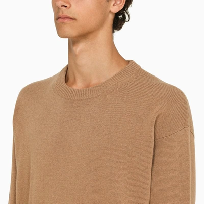 Shop Roberto Collina Hazelnut Crew-neck Sweater In Brown