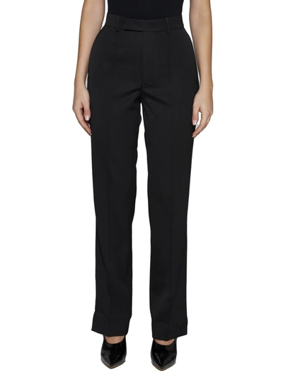 Shop Rohe Trousers In Black