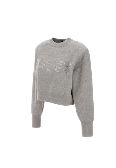 Shop Rotate Birger Christensen Rotate "firm Jumper" Sweater In Grey