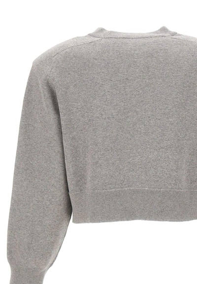 Shop Rotate Birger Christensen Rotate "firm Jumper" Sweater In Grey