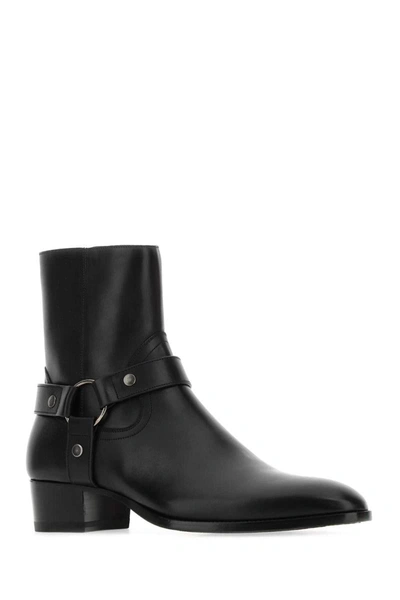 Shop Saint Laurent Boots In Black