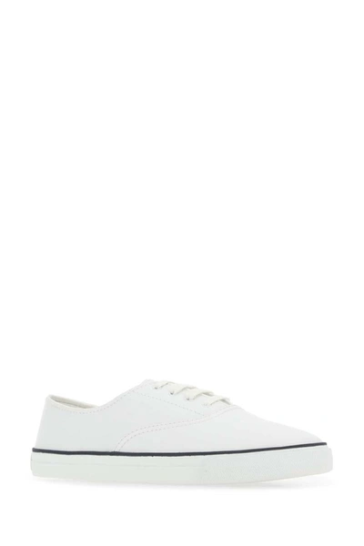 Shop Saint Laurent Sneakers In White