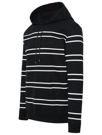 Shop Saint Laurent Sweatshirt Capp. Rigata In Black