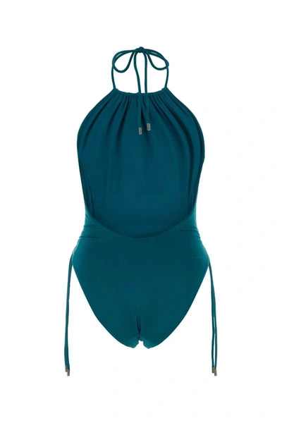 Shop Saint Laurent Swimsuits In Green