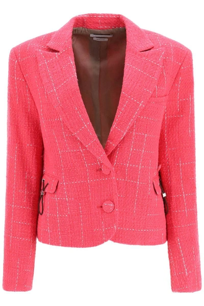 Shop Saks Potts 'theo' Boucle' Jacket In Fuchsia