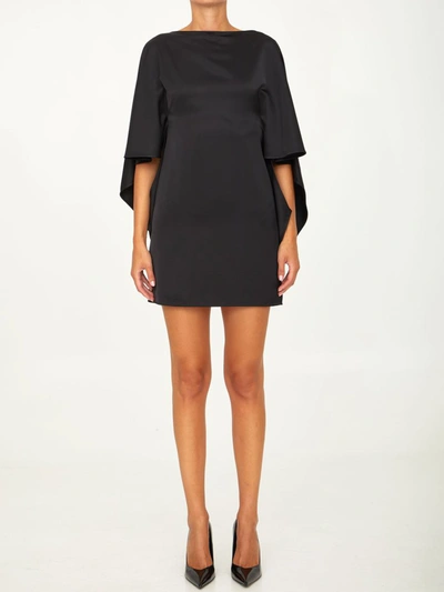 Shop Attico Sharon Black Dress