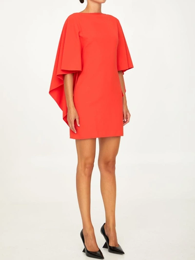 Shop Attico Sharon Orange Dress