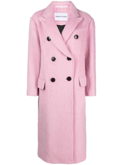 Shop Stand Studio Essa Coat In Pink