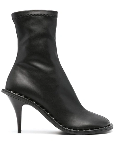 Shop Stella Mccartney Syder 100mm Ankle Boots In Black