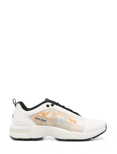 Shop Stone Island Flat Shoes In Stucco
