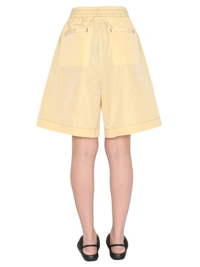 Sunnei Patch Shorts In Beige