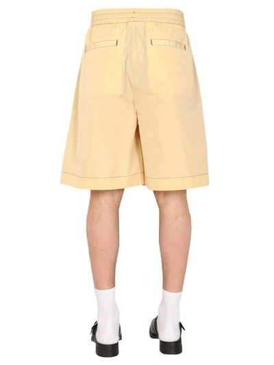 Sunnei Patch Shorts In Beige