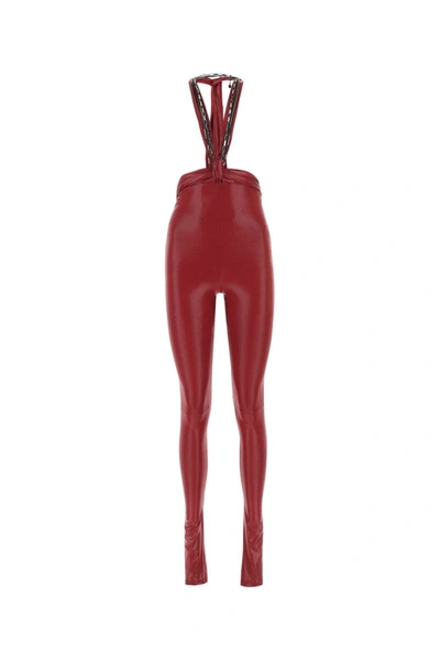 Attico Ruby Chain-trimmed Leggings In 422