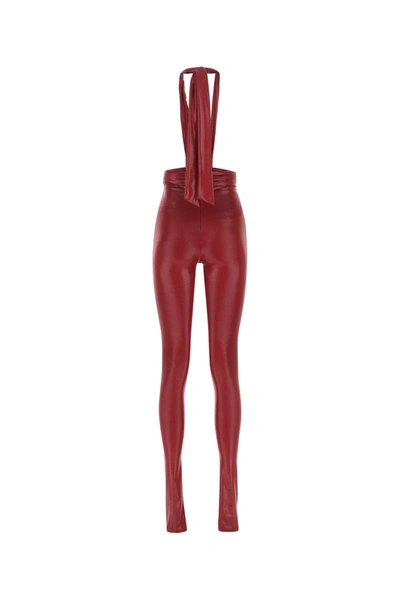 Attico Ruby Chain-trimmed Leggings In 422