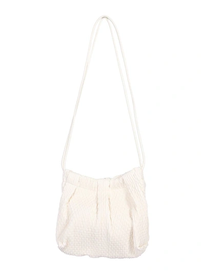 Shop Themoirè Shoulder Bag "thetis" In White