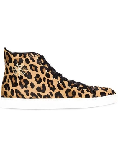 Shop Charlotte Olympia 'purrfect' Hi-top Sneakers