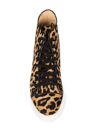 Shop Charlotte Olympia 'purrfect' Hi-top Sneakers