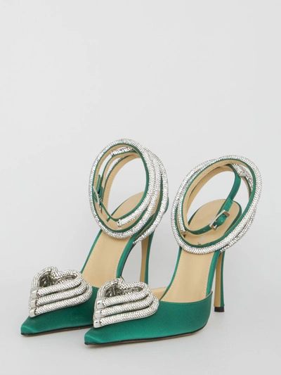 Mach&mach Triple Heart Pumps In Green
