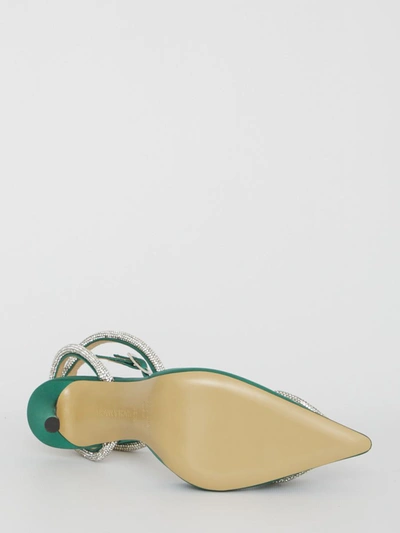 Mach&mach Triple Heart Pumps In Green