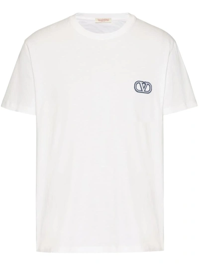 Shop Valentino Garavani T-shirts And Polos In White