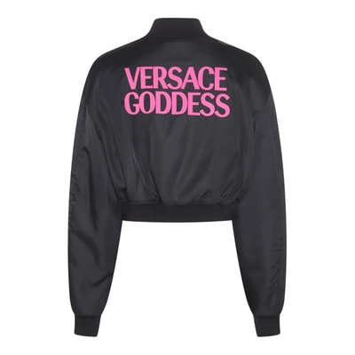 Shop Versace Jackets Black