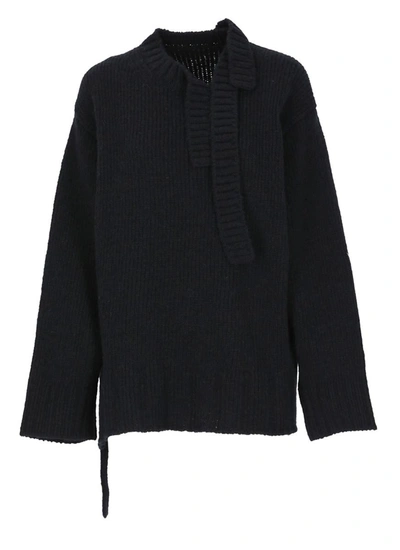 Shop Yohji Yamamoto Sweaters Black