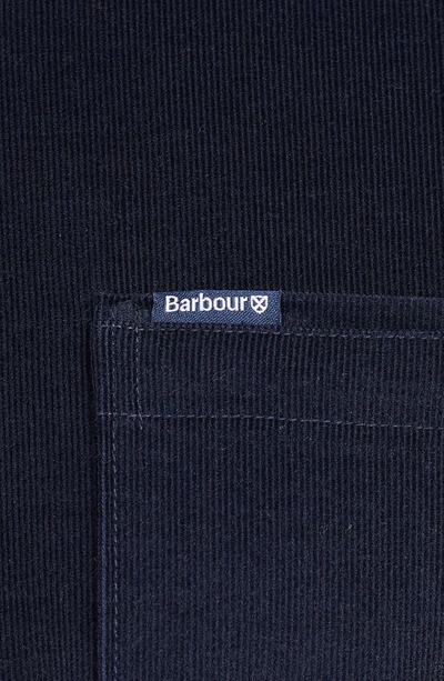 Barbour Ramesy Tailored Fit Corduroy Button-down Shirt In Navy