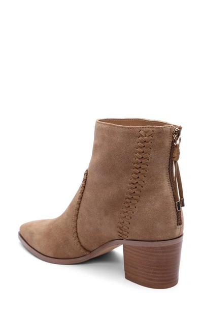 Sanctuary Women's Revamp Whipstitched Pointed Toe Booties In Bistro