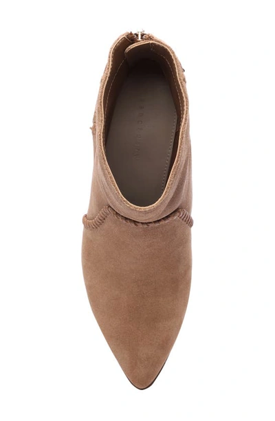 Sanctuary Women's Revamp Whipstitched Pointed Toe Booties In Bistro