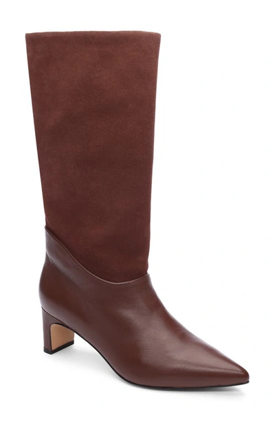 Shop Sanctuary Praise Pointed Toe Boot In Caramel