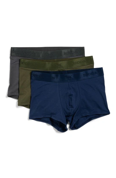 Rodd & Gunn 3-pack Big Gunn's Trunks In Multi