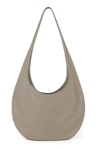 Shop We-ar4 The H Leather Hobo Bag In Mink