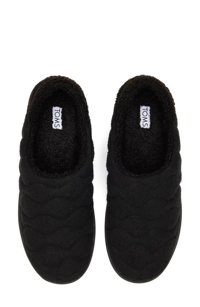 Shop Toms Ezra Quilted Slipper In Black