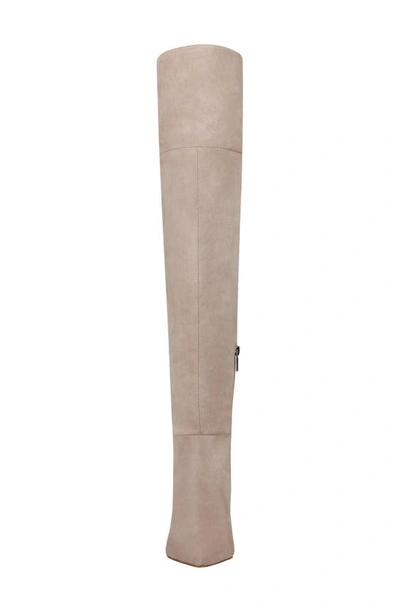 Shop Marc Fisher Ltd Qulie Pointed Toe Over The Knee Boot In Taupe