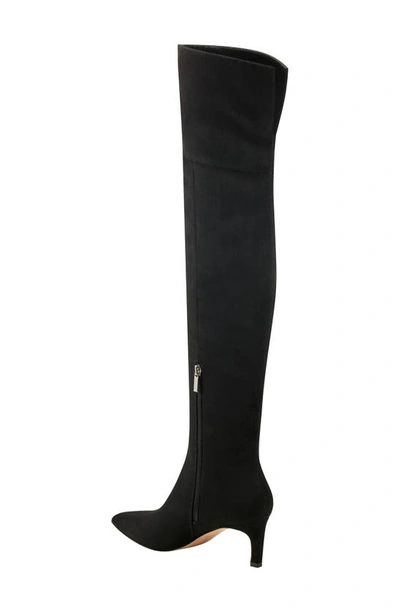 Shop Marc Fisher Ltd Qulie Pointed Toe Over The Knee Boot In Black
