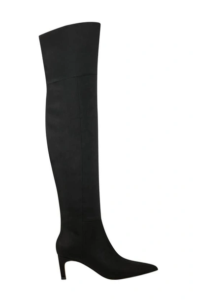 Shop Marc Fisher Ltd Qulie Pointed Toe Over The Knee Boot In Black