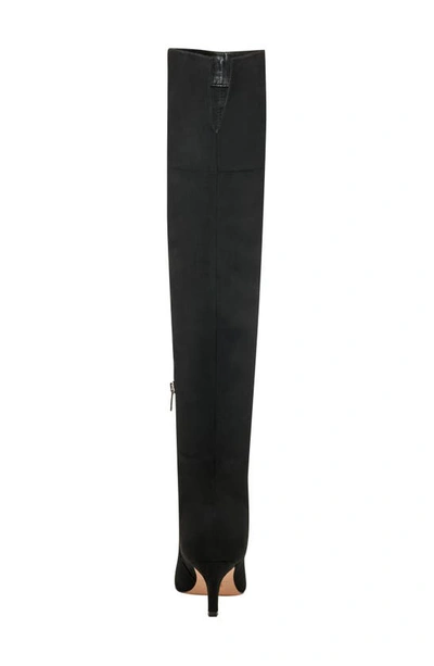 Marc Fisher Ltd Qulie Pointed Toe Over The Knee Boot In Black