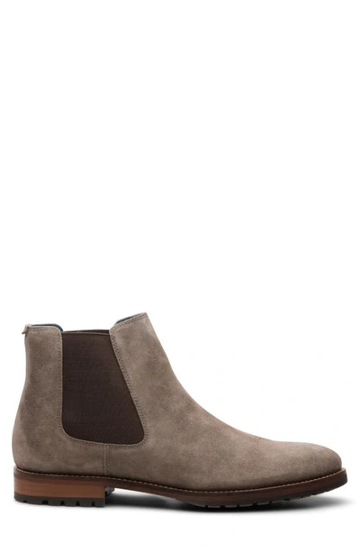 Blake Mckay Davidson Water Repellent Chelsea Boot In Taupe Suede